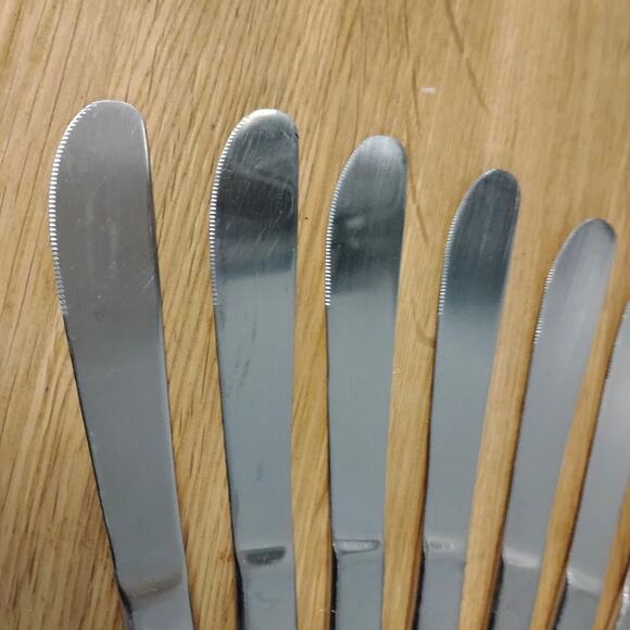 7 Habitat Terence Conran Cutlery Dinner Knives 8 1/2" Japan Stainless Vintage - Picture 2 of 8